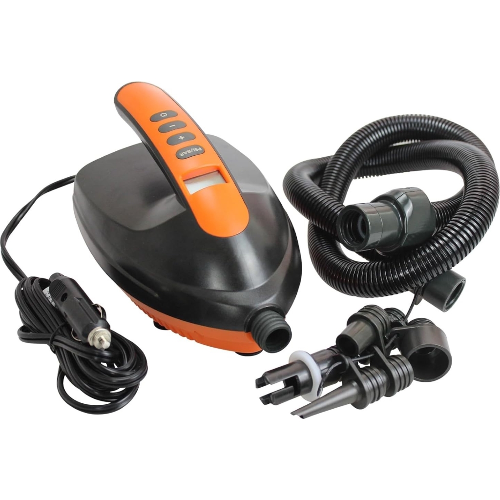 Pompka elektryczna - kompresor MASTER do paddleboardów i airtracków 12 V - 16 PSI