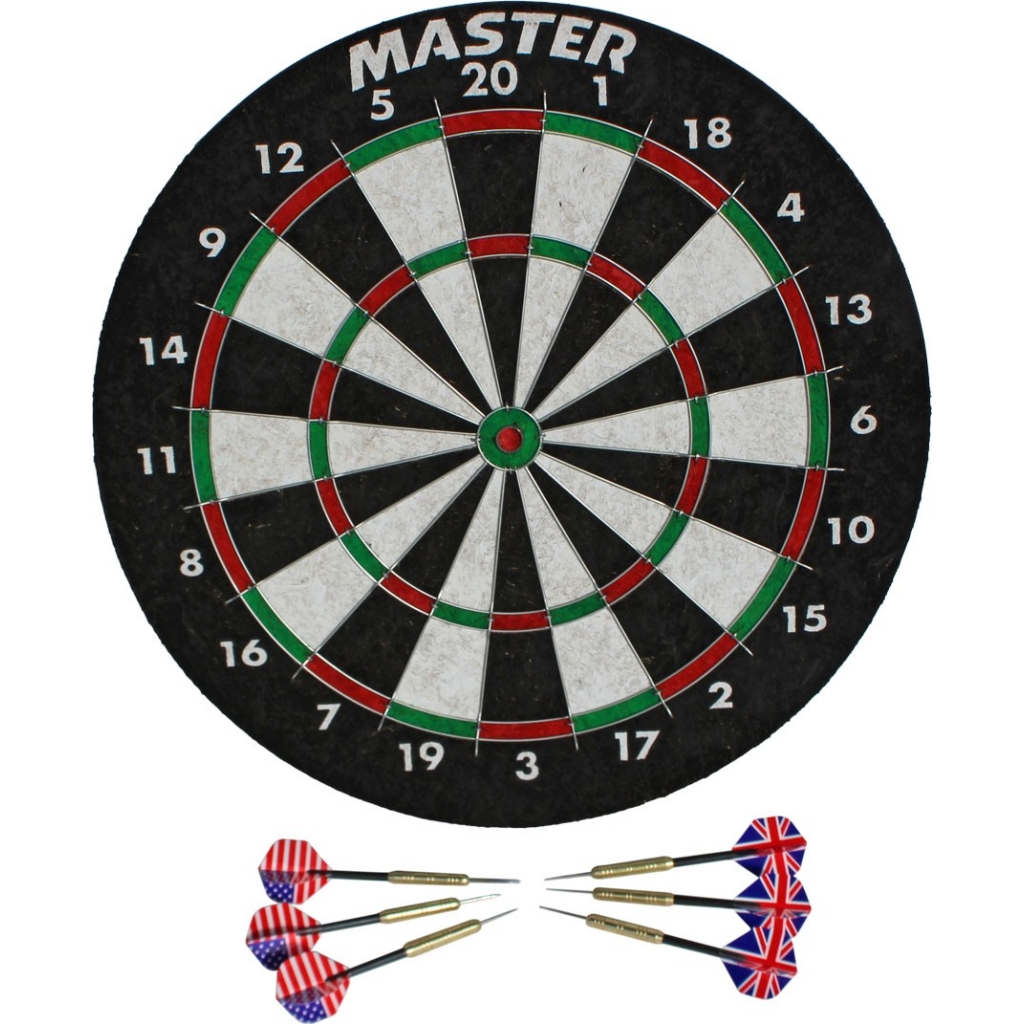 MASTER Grader Tarcza Sizalowa do Darta 45 cm + 6 Rzutek