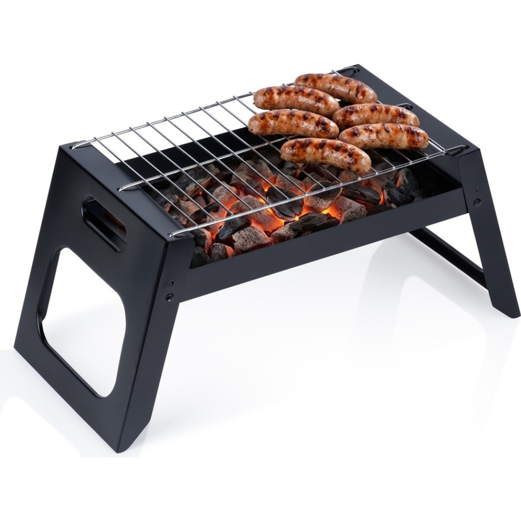 Grill węglowy składany przenośny 46x22x22 cm