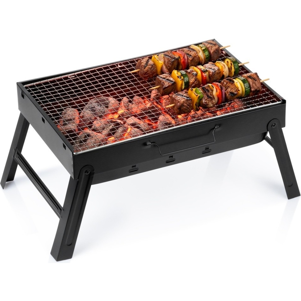 Grill węglowy składany przenośny walizka 51x30x23 cm