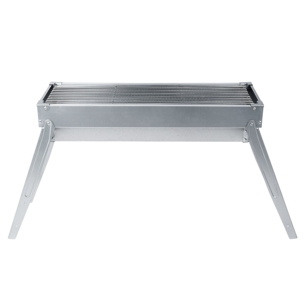 Grill węglowy stalowy składany przenośny 73x21x37 cm