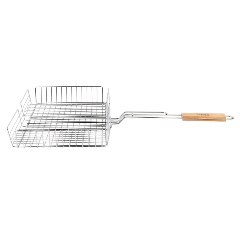 Ruszt do grillowania metalowy 41,5x28 cm