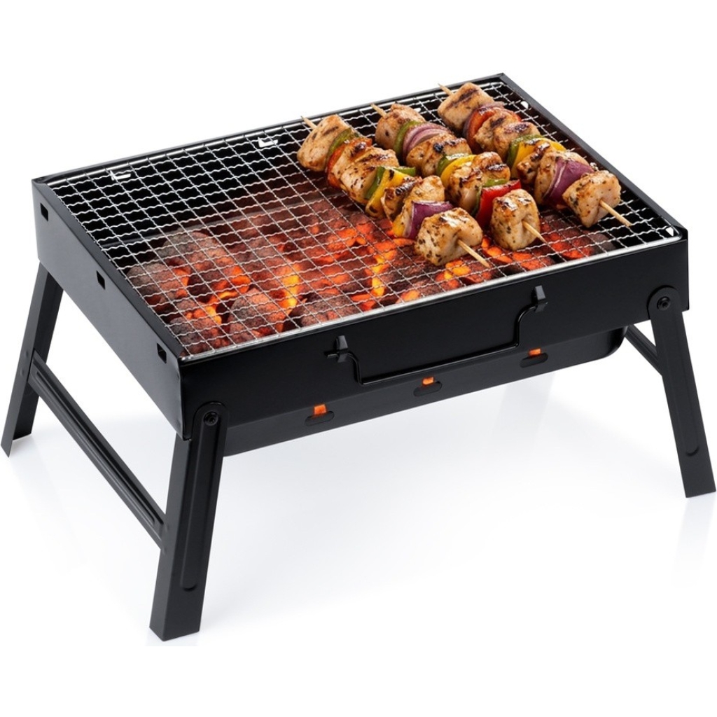 Grill węglowy składany przenośny walizka 40x27,5x20 cm