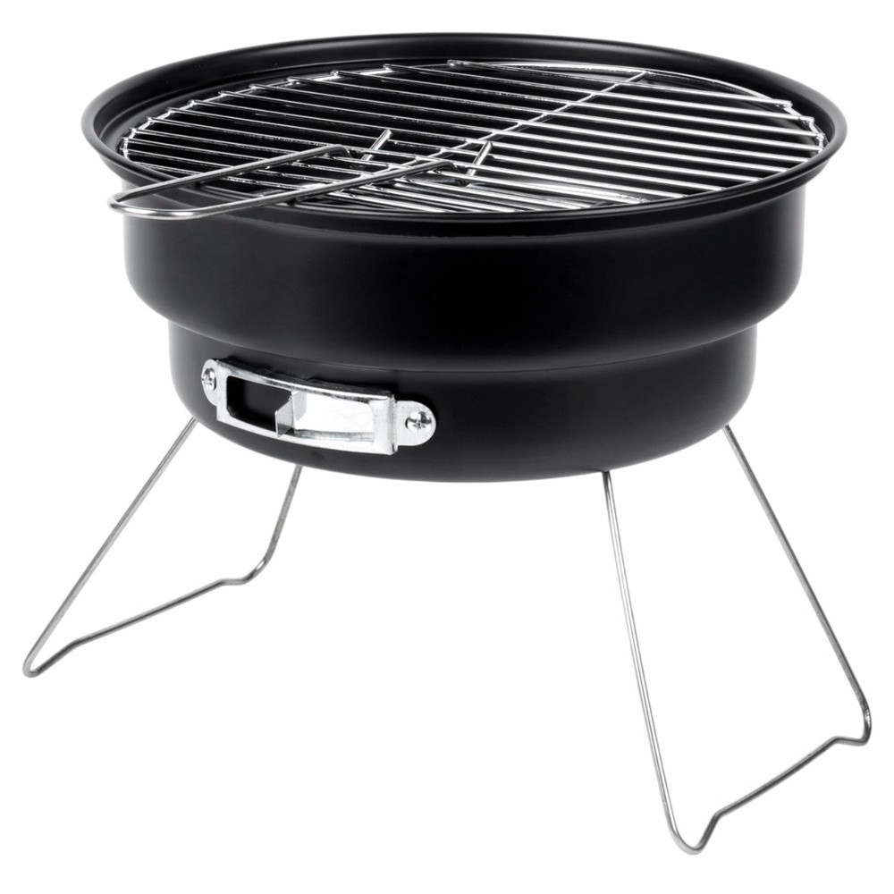 Grill węglowy stalowy składany przenośny 28x26x22 cm