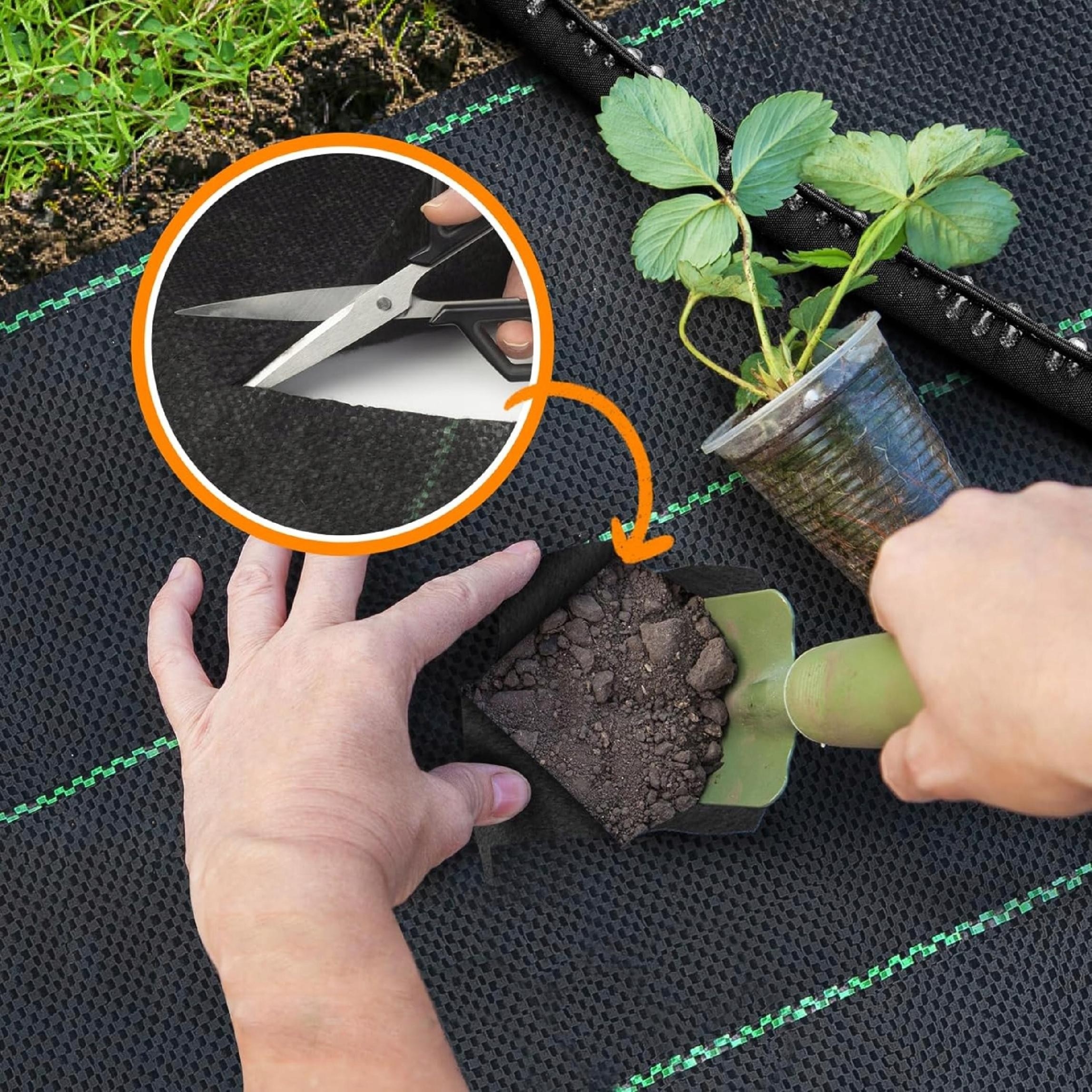 Agrotkanina antychwastowa agrowłóknina 90g czarna 1,1x50m UV 3%