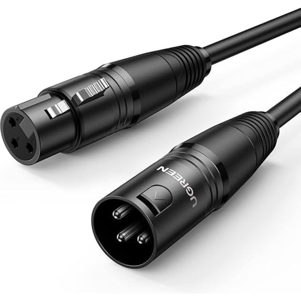 Kabel XLR do XLR UGREEN,3 Pinowy, kabel mikrofonowy