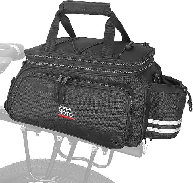 Torba rowerowa 20l, torba na bagażnik rowerowy, wodoodporna torba rowerowa