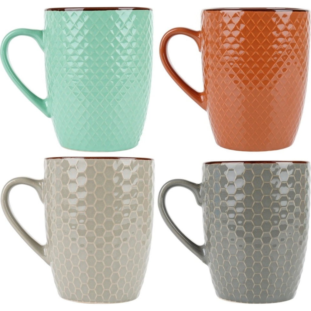 Kubki ceramiczne 400 ml 4 szt.