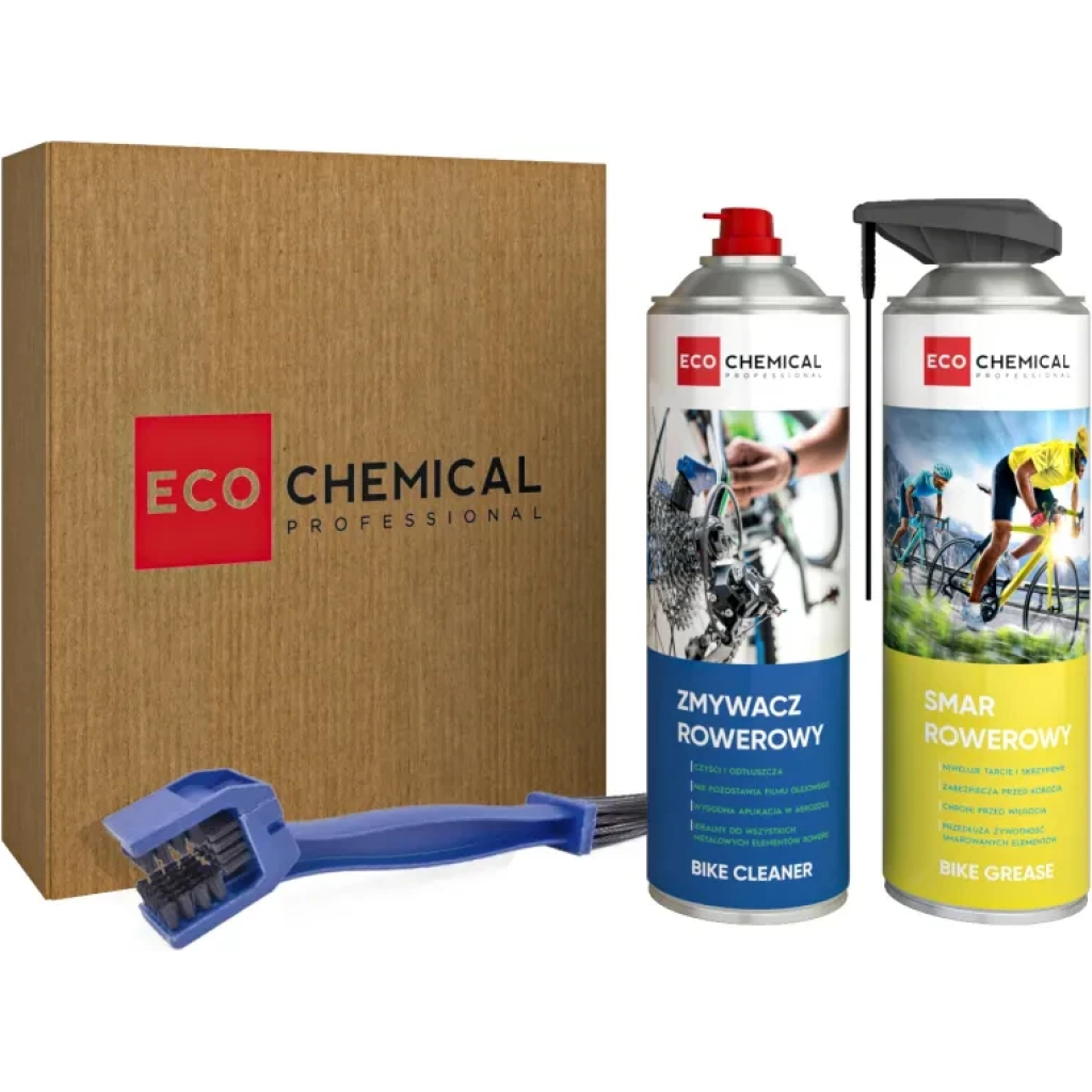 Zestaw do czyszczenia łańcucha rowerowego 1000ml zmywacz smar szczotka