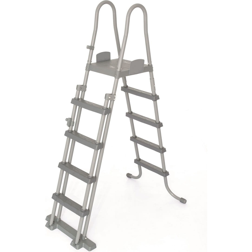 Drabinka do basenu 132 cm – bezpieczna, dwustronna, 150 kg