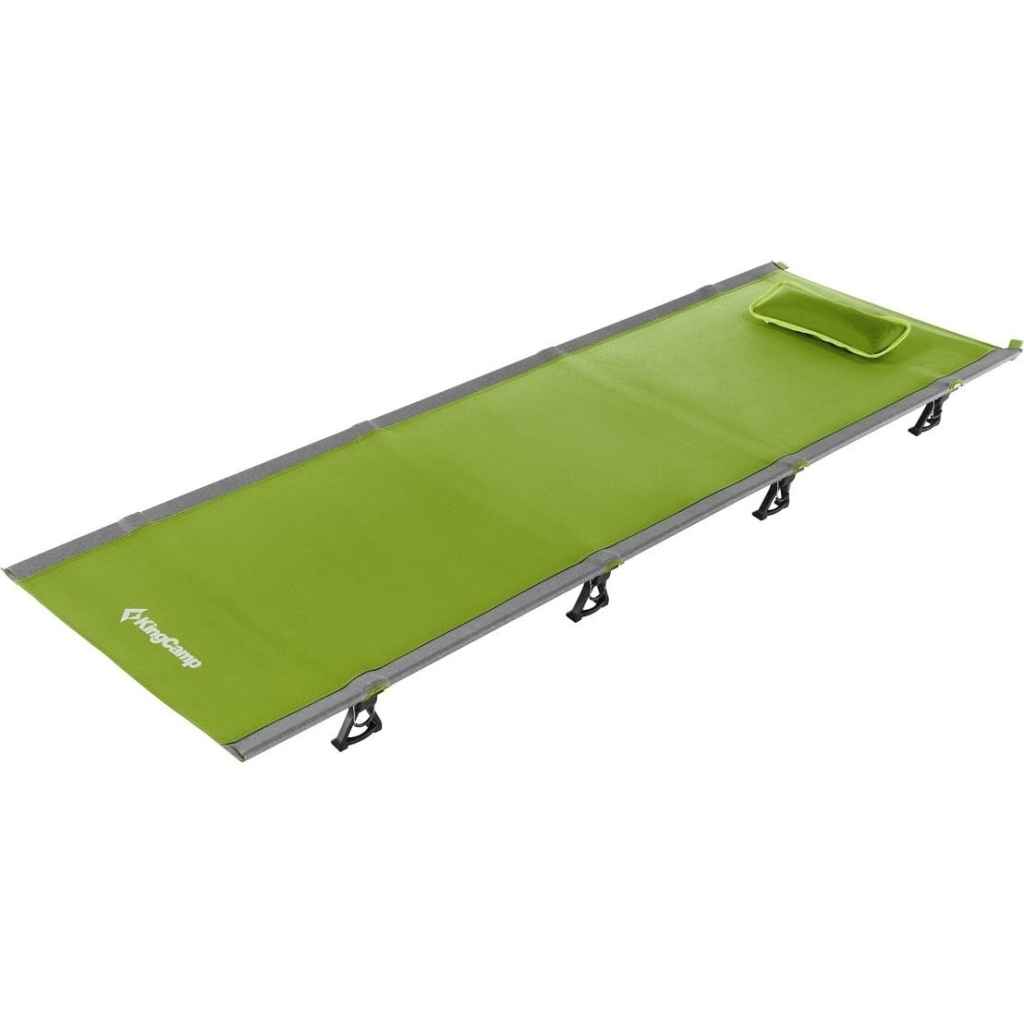 Łóżko kempingowe składane KingCamp Ultralight 190x64 cm, 2,2 kg, lekkie i wytrzymałe