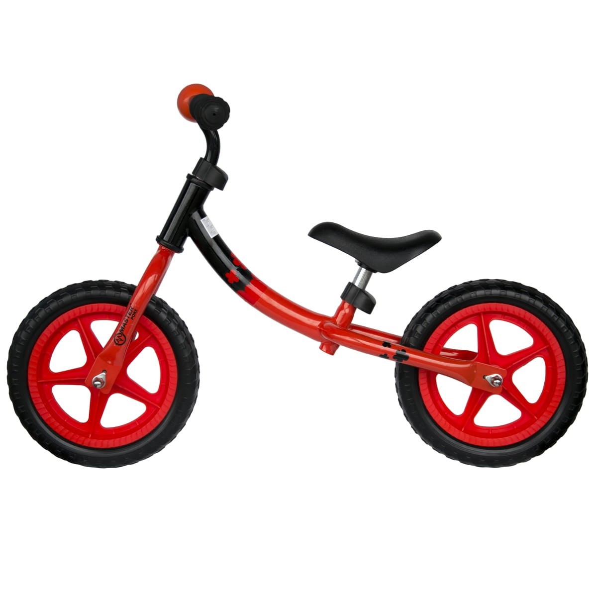 Rowerek Biegowy MASTER Poke 12" dla Dzieci 3-5 lat | Lekki 3,3kg - Czerwony