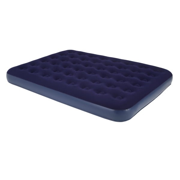 Dmuchany materac 203 × 152 × 22 cm – komfortowy, wodoodporny, welurowy