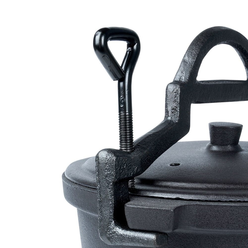 Kociołek żeliwny 10L z pokrywką | ognisko, grill, palenisko, kemping