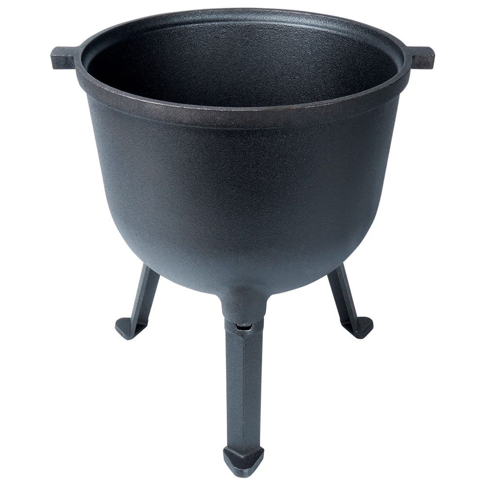 Kociołek żeliwny 10L z pokrywką | ognisko, grill, palenisko, kemping
