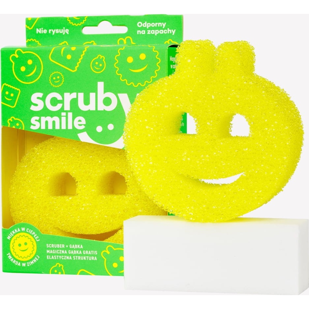 Gąbka Scruby Smile – Gąbka Króliczek Termo do Czyszczenia Bez Chemii + GRATIS Magiczna Gąbka