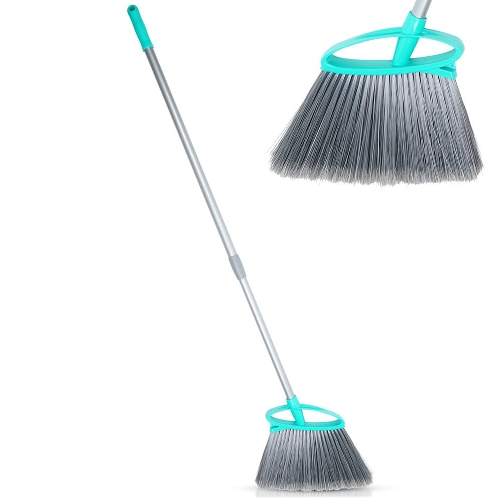 Miotła z teleskopowym kijem 95–133 cm – twarde włosie,